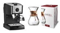 DeLonghi EC155M Manual Espresso Machine, Cappuccino Maker (Premium)