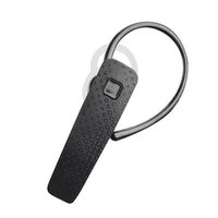 Bluetooth Headset Roman Ultra-light Wireless Earbuds Earpiece with Microphone and SELFIE Function (Black)