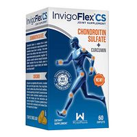 Chondroitin Sulfate with Turmeric Curcumin Non GMO for Knee, Hand, Back & Hip Premium Joint Pain Relief - by InvigoFlex CS
