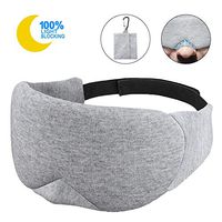 Memory Foam Beauty Sleep Eye Mask - Light Blocking Cotton Soft and Comfortable Sleep Mask & Blindfold for Men Women, Night Eye Blinder Cover for Travel Sleeping Shift Work Naps