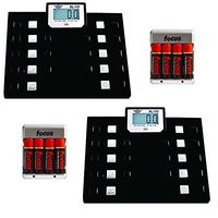 My Weigh XL-440 Talking High Capacity 440 Pound Bathroom Digital Scales (2-Pack) w. Rechargeable Battery Packs