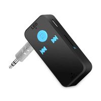 Bluetooth Receiver, Wireless Bluetooth Car Aux Receiver Headphones 3.5mm Jack Adapter with TF Card Slot, Portable Hands-Free Audio Car Kits Stereo System