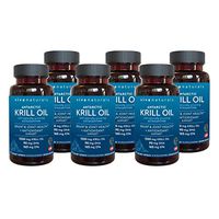 Krill Oil Supplement - Antarctic Krill Oil 1250 mg, Crill Oil Omega 3 with Astaxanthin, DHA Supplements for Joint and Brain Health, No Fishy Taste & Easy to Swallow, 360 Capsules