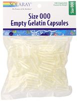 Solaray Empty Gelatin Capsules, 100 Count