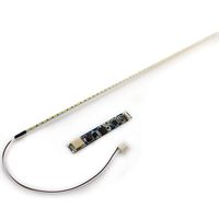 2x LCD Laptop Backlight Lamps Update to Dimable LED Kit Adjustable Light Board+ Strip 9-25v Input Support 7''-15.4''