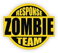 Zombie Response Team Gaming PC Sticker | Laptop Notebook Desktop Decal | Vinyl Biohazard Outbreak Hard Hat or Helmet