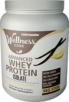 Life Extension Wellness Code Advanced Whey Protein Isolate, Vanilla, 454 Gram