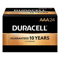Duracell MN2400BKD CopperTop Alkaline Batteries, AAA, 144/CT