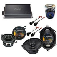 Compatible with Ford Thunderbird 2002-2005 OEM Speaker Upgrade Harmony R68 R35 & CXA300.4 Amp (Renewed)