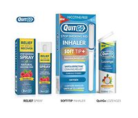 QuitGo Light Smokers Kit, Daily Support Package 4 in1 to Stop Smoking, Supports Calming Relief for Quitting Tobacco Cigarettes, and Nicotine Aid Addiction, Light Smokers Quit Kit (Oxygen)