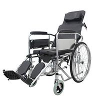 Full Reclining Manual Wheelchair,Lightweight Manual Wheelchair,Drive Sport Reclining Wheelchair,Full Reclining Wheelchair Seat with Elevating Leg Rests