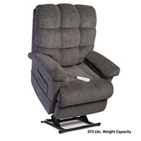 Pride LC-580iM (Medium) Oasis Collection Infinite-Position Lift Chair with Inside Delivery and Setup Option (Saratoga Charcoal, Inside Delivery and Setup)