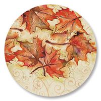 Full-Color Vintage Fall Foliage Seals, 140 Count