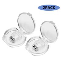 BSSZ Anti-snoring Device Stop snoring Equipment Silicone Magnetic snoring Nose Vent Plug snoring Plug snoring can Ease Nose Relax and Sleep Comfortably 2 Sets