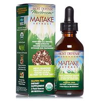Host Defense, Maitake Extract, Promotes Normal Blood Sugar Metabolism Already Within The Normal Range, Daily Mushroom Supplement, Vegan, Organic, Gluten Free, 2 oz (60 Servings)