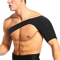 Shoulder Support Brace Strap Protection Keep Warm Injuries Pain Arm Protection(M 42-45cm)