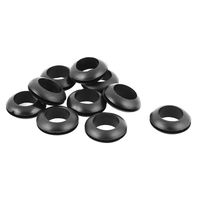 uxcell 10Pcs Running Wire Armature Rubber Needle Bar Grommets Bushing Black