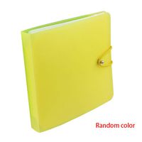 Tralntion Color Random Candy Color 12/24 Slots CD DVD VCD Ablum Holder Case Bluray Disc Folder Storage Bag