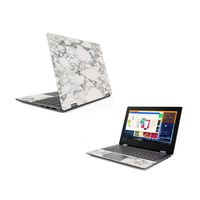 MightySkins Skin Compatible with Lenovo Flex 6 11" (2018) - White Marble | Protective, Durable, and Unique Vinyl Decal wrap Cover | Easy to Apply, Remove, and Change Styles | Made in The USA
