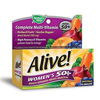 Alive! Nature's Way Once Daily Women's 50+ High Potency Multivitamin 50 ea ( Pack of 2)