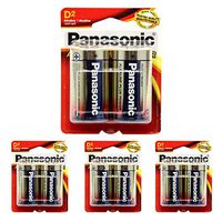 6 x Panasonic D Alkaline Plus Batteries LR20 All Purpose Home Office Battery