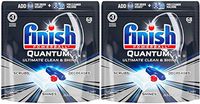 Finish - Quantum - 68ct - Dishwasher Detergent - Powerball - Ultimate Clean & Shine - Dishwashing Tablets - Dish Tabs Pack of 2