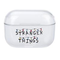 Raleighsee Strange Things Cartoon Airpods Pro PC Hard Shell Protective Case Anti-Fall Portable Bluetooth Headphone Box Protective Cover(Style3)