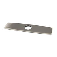 BWE 10" Commercial Kitchen Sink Faucet Hole Cover Deck Plate Escutcheon Brushed Nickel