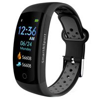 Smartwatch for Mens/Women/Kids/Heart Rate,Blood Pressure, Activity Fitness Tracker,Sleep Monitor,Wristband Smart Watches for Android Phone iPhone,Waterproof,3D ColorTouch Screen,Bluetooth Sport (Grey)