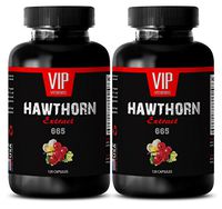 Inflammation Joint - Hawthorn Extract 665MG - Natural Health Support - with GARLC and Cayenne - Premium - Hawthorne Heart - 2 Bottles (240 Capsules)