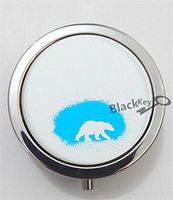 BlackKey Polar Bear 3-Compartment Decorative Pocket Gift Box Case Organizer for Pill, Color 1 -2269