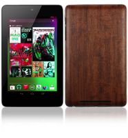 Skinomi Dark Wood Full Body Skin Compatible with Google Nexus 7 (2012)(Full Coverage) TechSkin with Anti-Bubble Clear Film Screen Protector