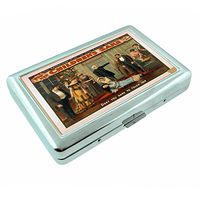 Metal Silver Cigarette Case Vintage Poster D-112 for Her Children's Sake Don't You Dare Touch Her Kremer