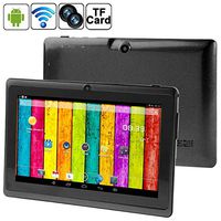 Aosituopu Tablet PC, 512MB+4GB, Android 4.2.2, 7.0 inch, 360 Degrees Menu Rotation, Allwinner A33 Quad-core, Bluetooth, WiFi(Purple) (Color : Black)