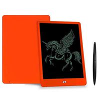 LANTOP LCD Writing Tablet Robot Pad Screen Clearer Protect Eyesight Kid Present Electronic Drawing Board Magnetic Fridge Message With Stylus One-Click Erasure Button