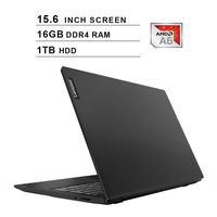 Lenovo IdeaPad S145 Newest 15.6 Inch Premium Laptop - AMD APU A6-9225 up to 2.7GHz, AMD Radeon R4, 16GB DDR4 RAM, 1TB HDD, WiFi, Bluetooth, HDMI, Webcam, Windows 10, Black
