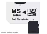 NEON MicroSD to Memory Stick PRO Duo Dual slot adapter (microSD/microSDHC)