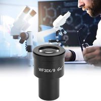 Microscope Ocular Lens, GWF001 wf30X/9 23.2mm Wide-Angle Eyepiece Focal Length Microscope Ocular Lens 9mm, Microscope Eyepiece