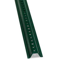 SmartSign U-Channel Sign Post, Medium Weight | 6' Tall Baked Enamel Steel Post