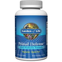 Garden of Life Whole Food Probiotic Supplement - Primal Defense HSO Probiotic Dietary Supplement for Digestive and Gut Health, Shelf Stable, 180 Vegetarian Caplets