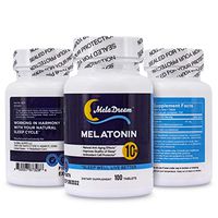 Meladream Advanced Sleep Aid Melatonin Dietary Supplement, 100% Natural - 100 Tabs (10MG)