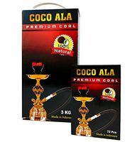 Coco Ala Charcoal 100% Natural Coconut Hookah Shisha Coal Narguile Coals (72)