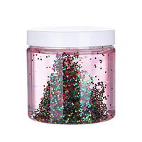 Roysberry Toys - Slime Jumbo Slow Rising Big Red Christmas Sequin Slime Mud, Toddler Toys Cute Stress Relief Toys Ball Soft Kawaii for Adults 3D Puzzle Toys for Kids for Girls