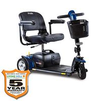 Pride Go-Go Sport 3-Wheel Heavy Duty Mobility Scooter w/Avail Ext Warr