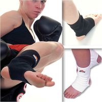 Tiger Claw Cloth Ankle Guard - Black - Child Small