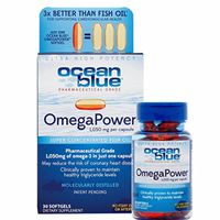 Ocean Blue Professional OmegaPower - 30 Count (2 Pack) - Omega 3-1050mg EFA