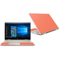 MightySkins Skin Compatible with HP Envy x360 Convertible 15" (2018) - Solid Salmon | Protective, Durable, and Unique Vinyl Decal wrap Cover | Easy to Apply, Remove | Made in The USA