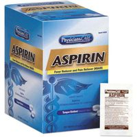PhysiciansCare Aspirin Tablets, 250 Doses per box, (Pack of 5)(54034)