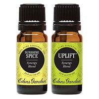 Edens Garden Sunshine Spice & Uplift Essential Oil Synergy Blend, 100% Pure Therapeutic Grade (Highest Quality Aromatherapy Oils), 10 ml Value Pack