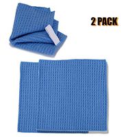 Microfiber Cleaning Cloths 15.5x13.5cm-for Eyeglasses, Sunglasses, Camera Lenses, Computer Screens, televisions and telescopes 2 Pack